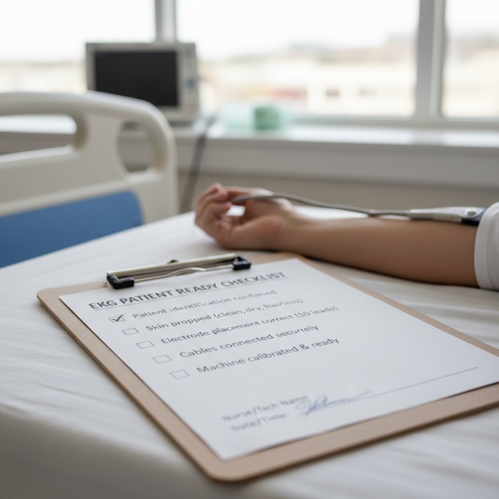 Lista kontrolna EKG dla pacjenta gotowego do badania