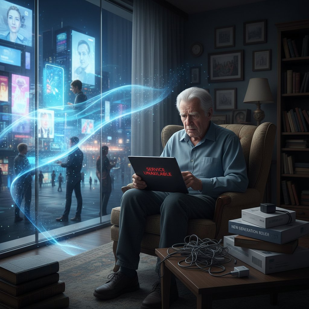 Starsza osoba wykluczona z usługi cyfrowej, cyfrowe wykluczenie w Polsce