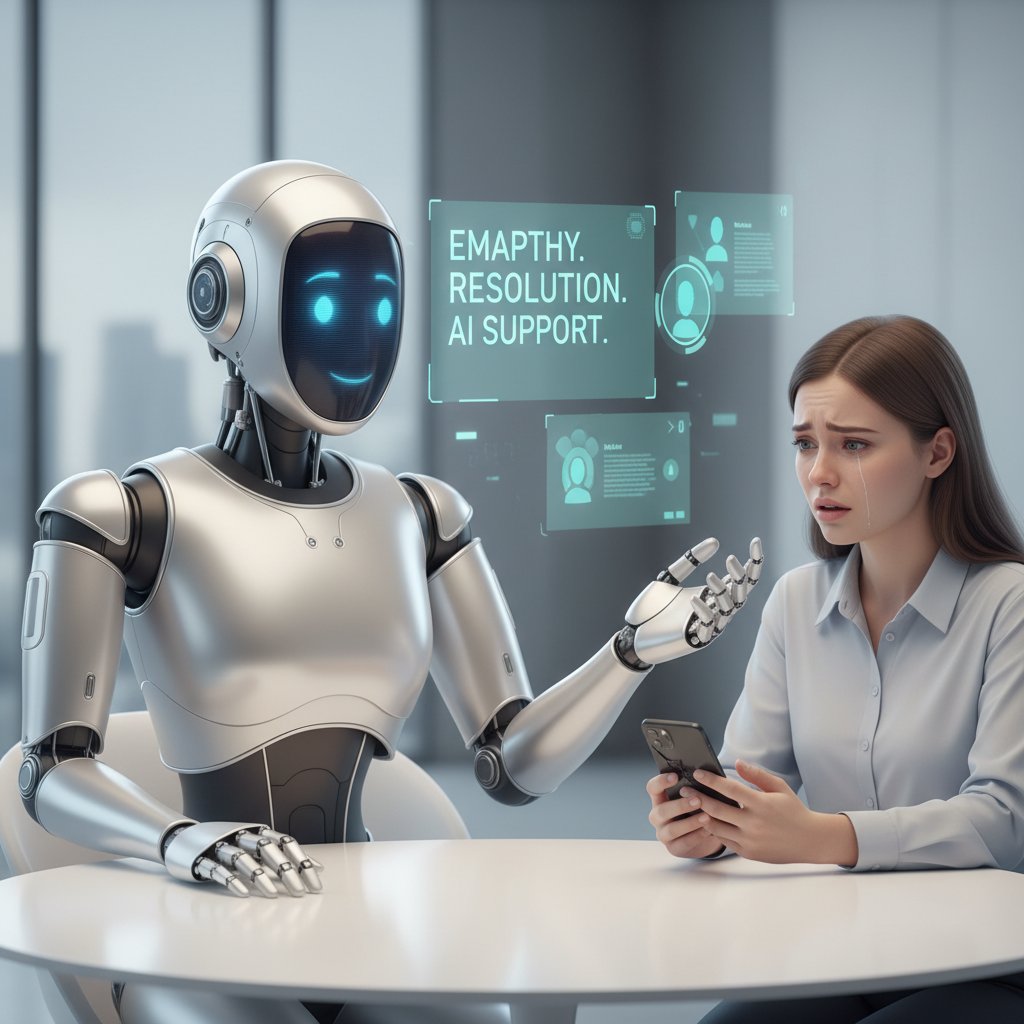 Emotionally intelligent AI in customer support, automating customer support for businesses