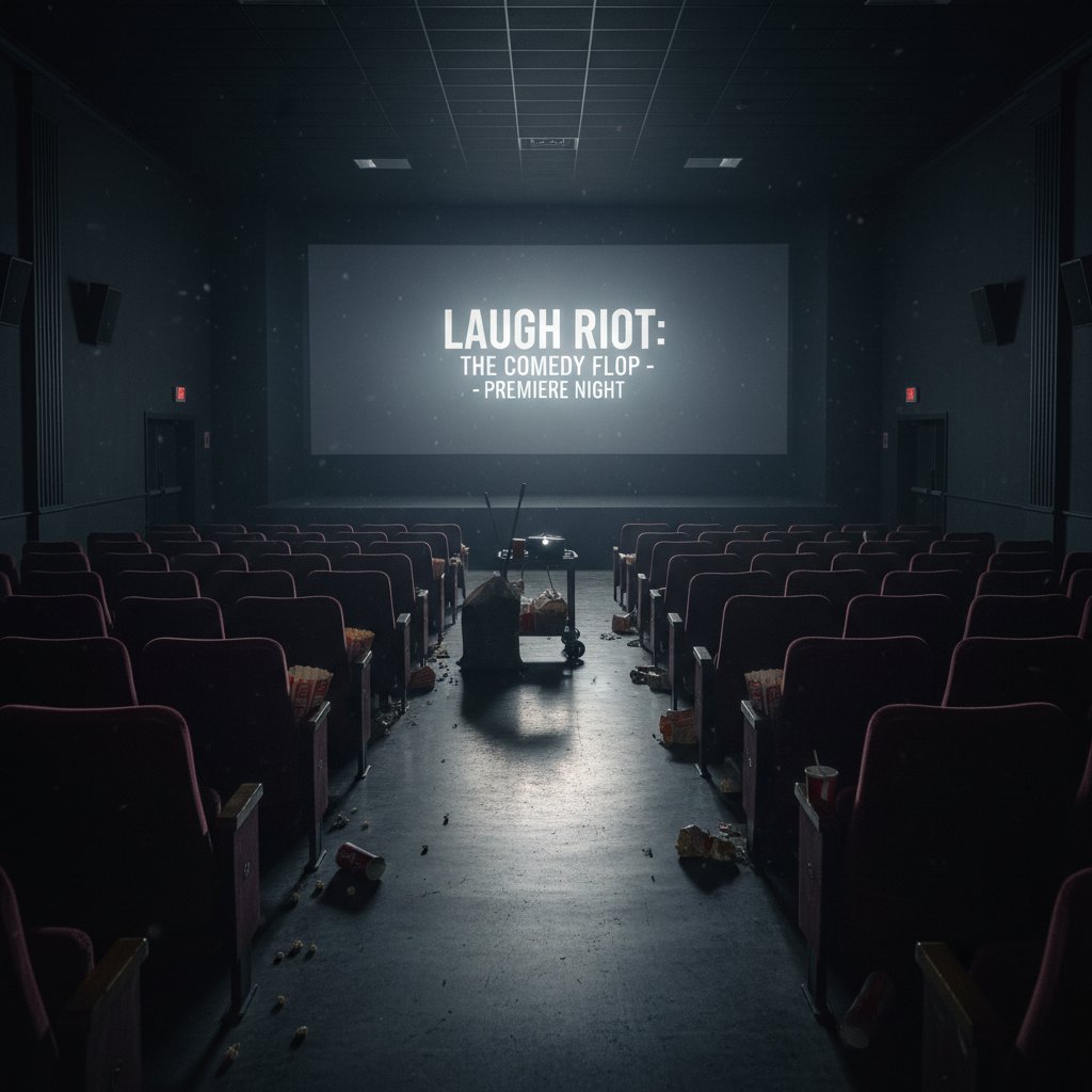 Empty theater after fan service comedy flop