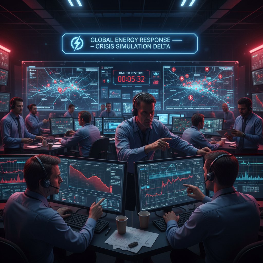 Operatorzy energetyczni pod presją podczas ćwiczeń kryzysowych w rzeczywistych warunkach