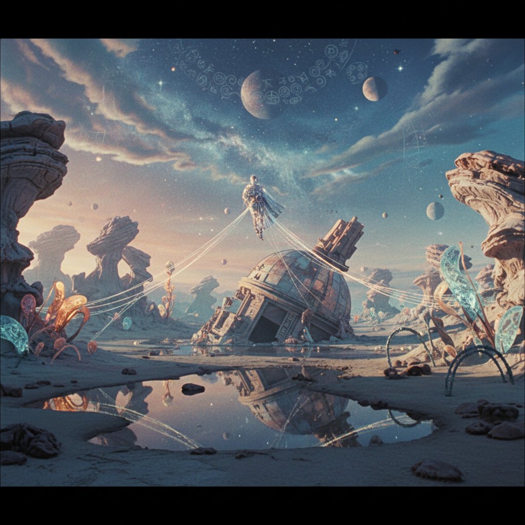 European surrealism in science fiction cinema, dreamlike scene