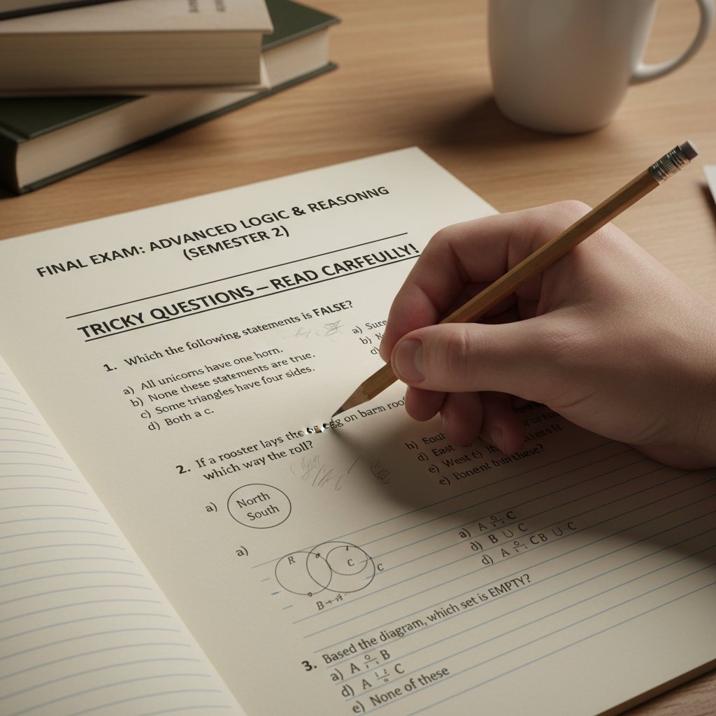 Podchwytliwe zadania matematyczne na arkuszu egzaminacyjnym