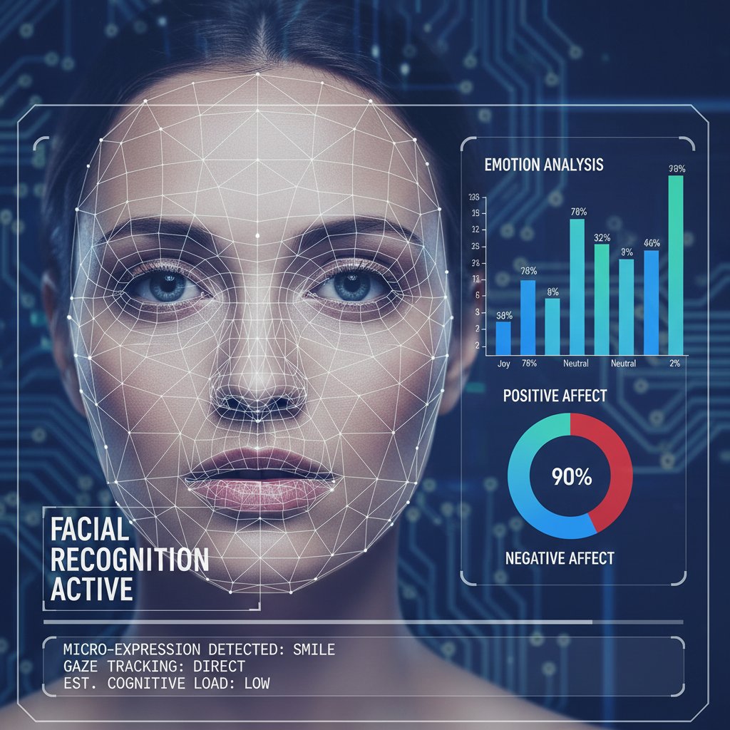 Analiza twarzy przez AI – skupienie na emocjach takich jak radość, smutek, złość