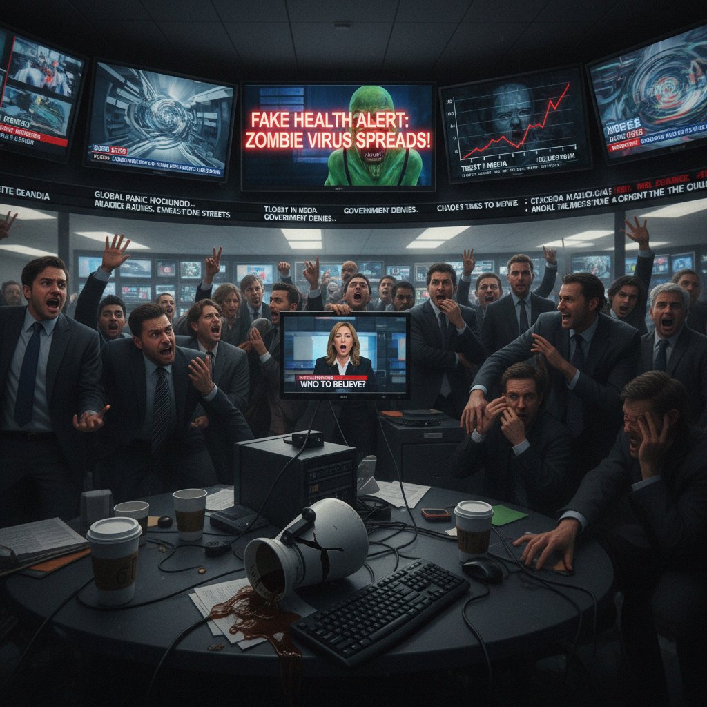 Monitory z fejkowymi stronami medycznymi – chaos informacyjny, niepokojąca atmosfera