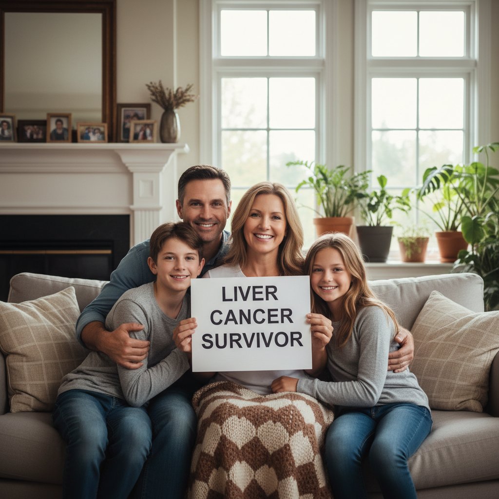 Rodzina wspierająca chorego w domowym otoczeniu – obraz strategii przetrwania w raku wątroby.