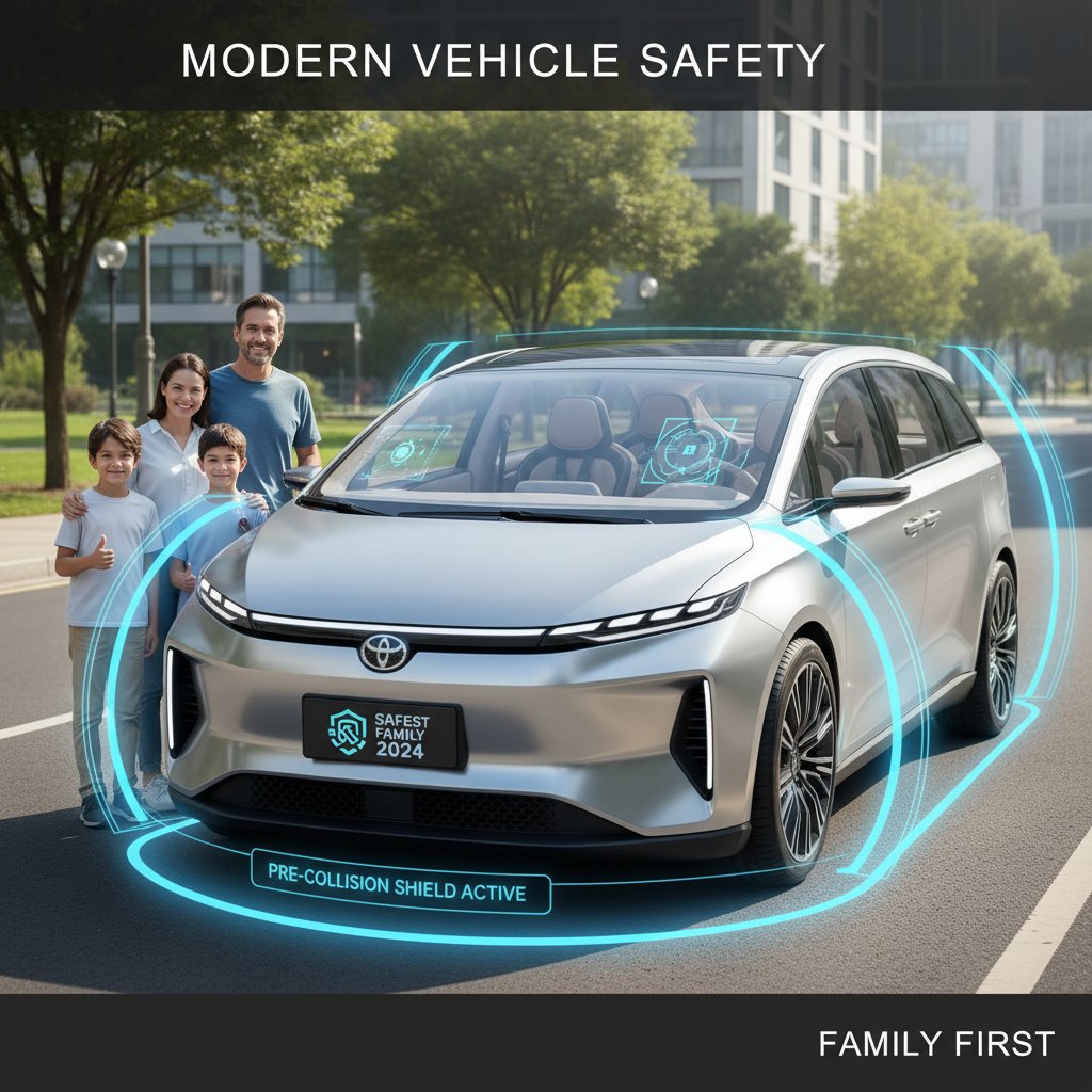 Family preparing for a drive in one of 2024's safest cars, symbolizing trust in modern vehicle safety