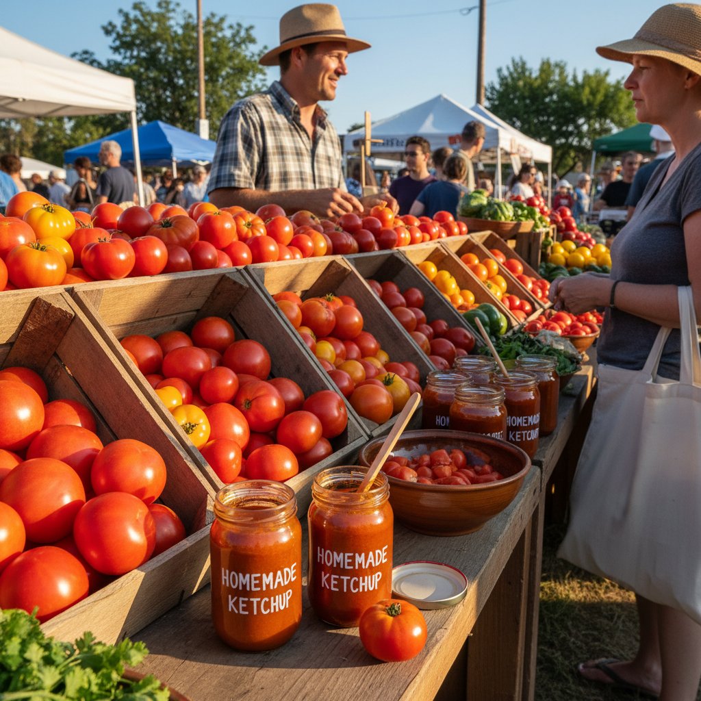 Do wyboru najlepszych pomidorów do domowego ketchupu na targu