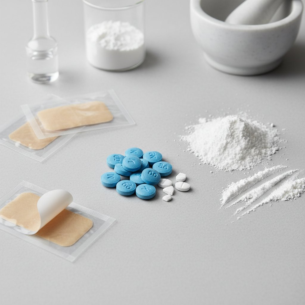 Różne postacie fentanylu – jak wygląda w praktyce.