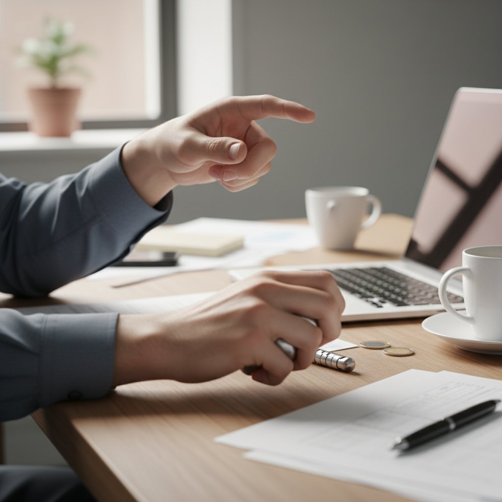 Nerwowy ruch dłoni jako przykład NEAT