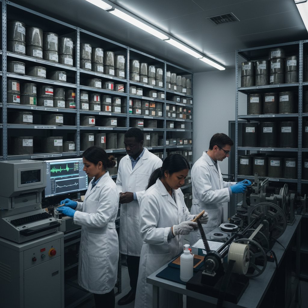 Archivists restoring rare international film reels in global archive