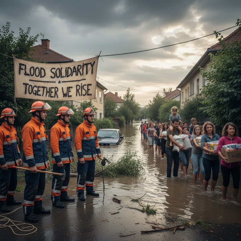 Strażacy i wolontariusze podczas powodzi – cnota odwagi i solidarności w praktyce