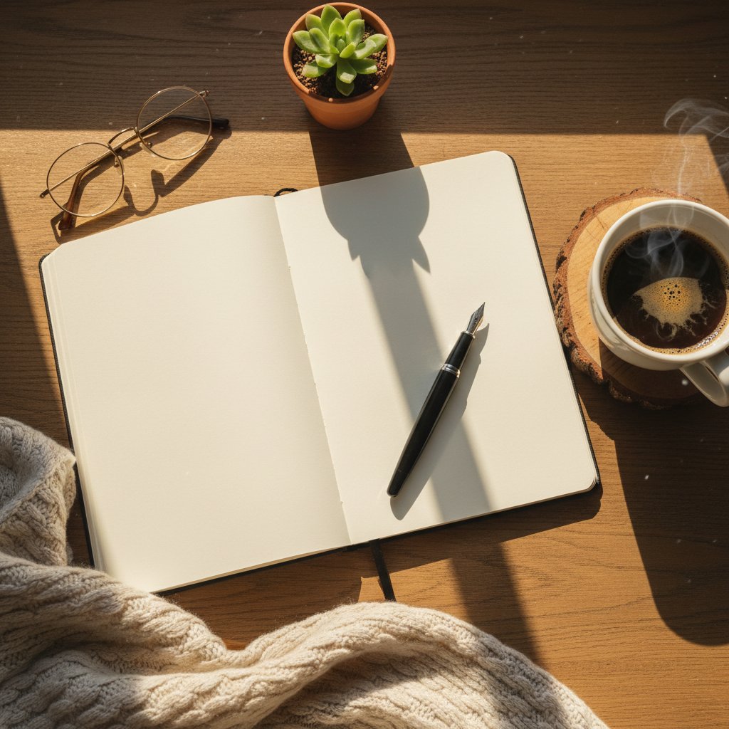 Notatnik i kawa – praca nad sobą w praktyce, codzienne ćwiczenia akceptacji siebie