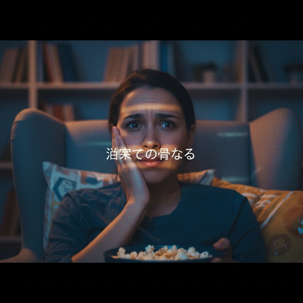 Viewer immersed in an unexpected international film