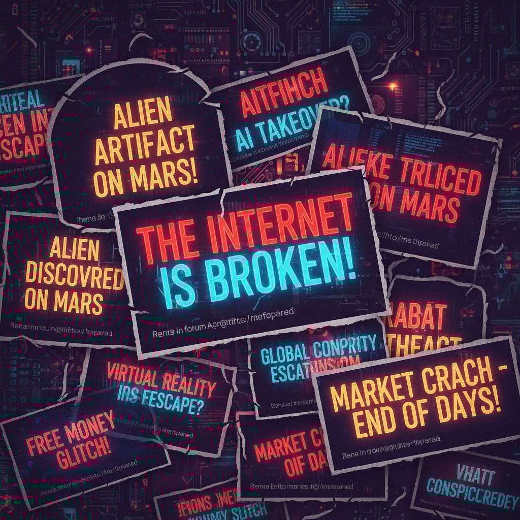 Kolaż nagłówków i wpisów z forów o jailbreak chatgpt