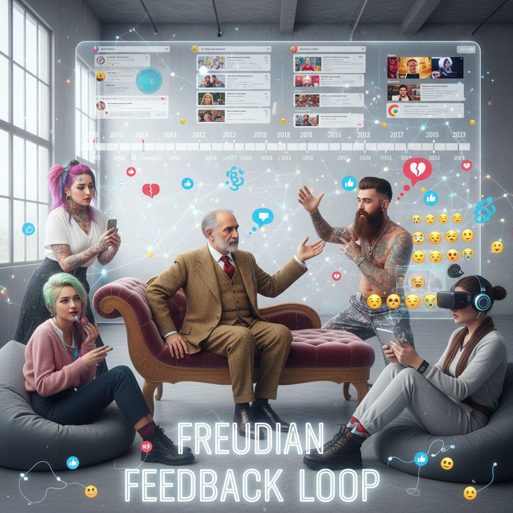 Historia regulacji afektu: od Freuda, przez lata 60., po influencerów TikToka – portretowa scena