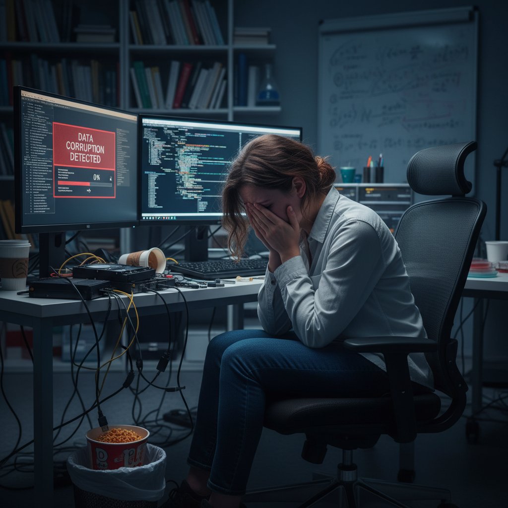 Academic data software failure in high-stakes research