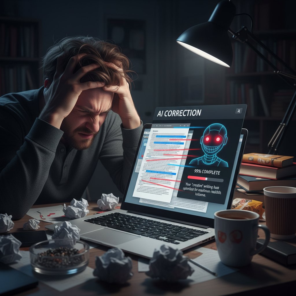 Frustracja polskiego użytkownika przy próbie użycia Grammarly do tekstu po polsku