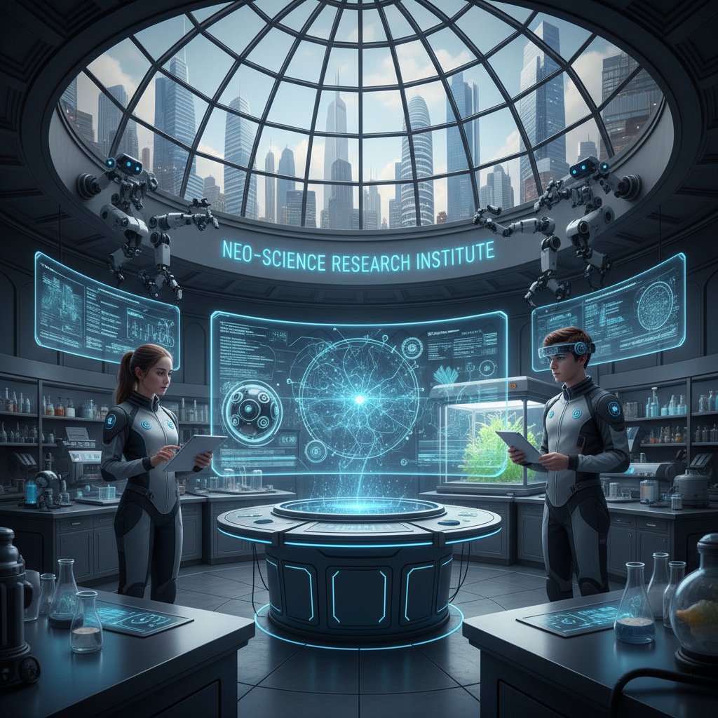 Laboratorium przyszłości AI, młodzi naukowcy, zaawansowane technologie