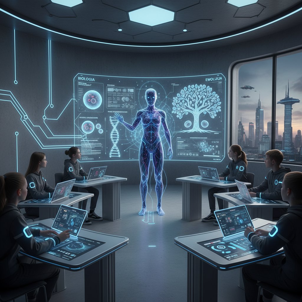 Sztuczna inteligencja jako nauczyciel biologii w przyszłości