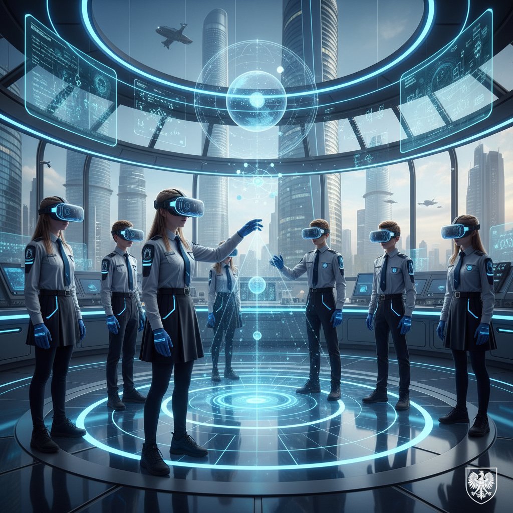 Wirtualne laboratorium fizyki w polskiej szkole średniej – uczniowie korzystają z gogli VR