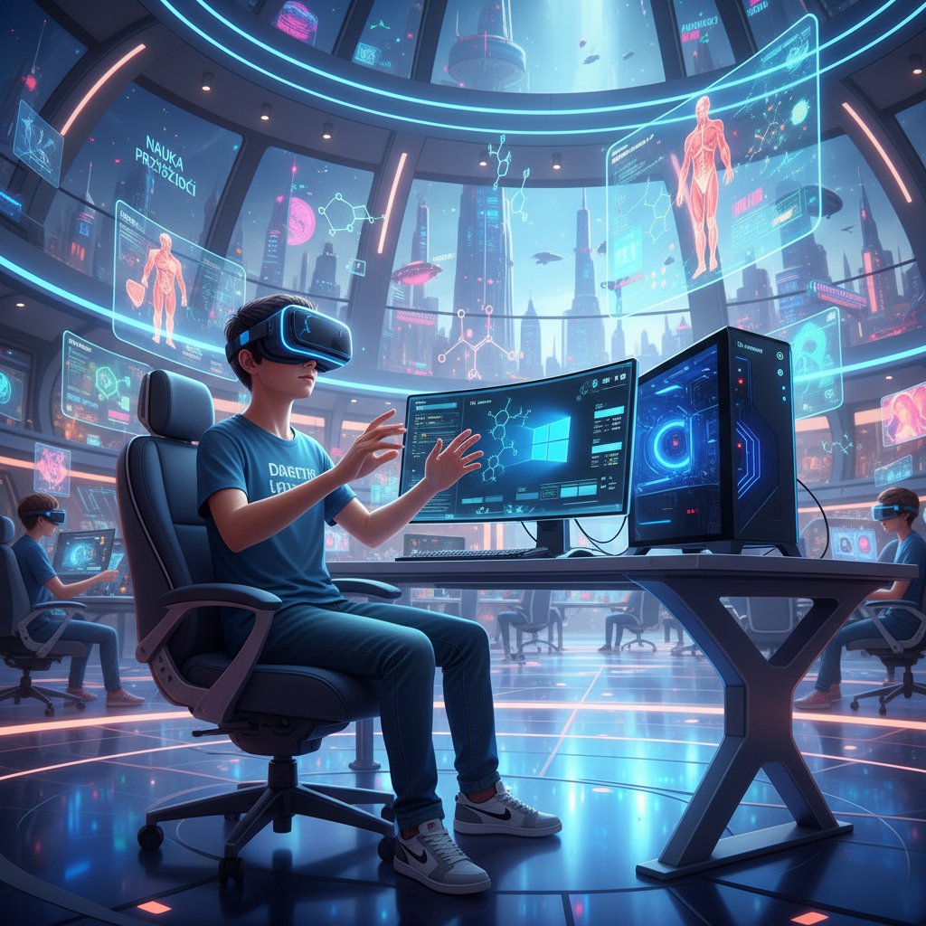 Przyszłość nauki online z wykorzystaniem VR i AI na Windows