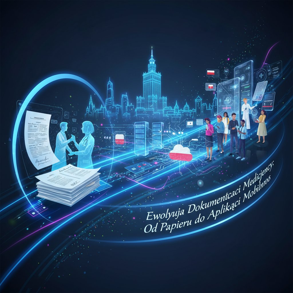 Ewolucja profilaktyki zdrowia w Polsce od papieru do aplikacji, nowoczesna scena cyfrowa