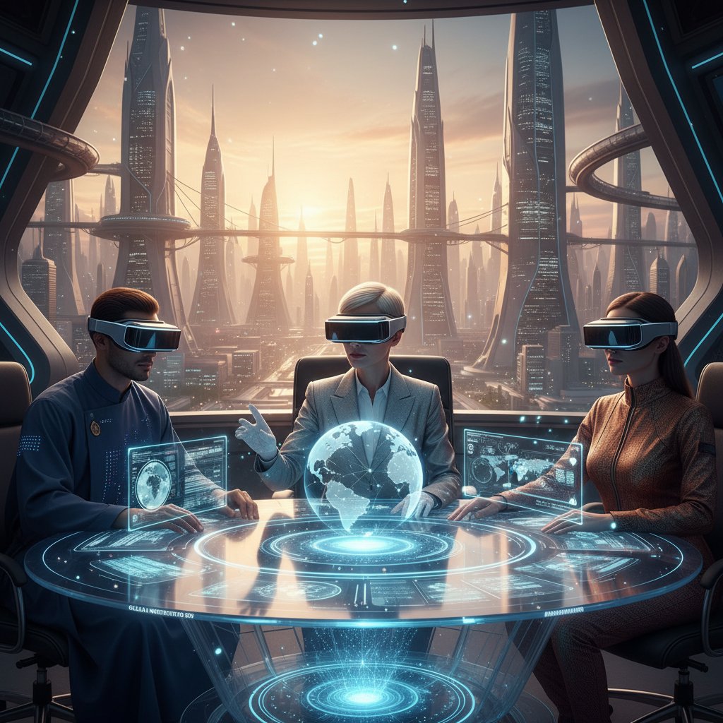 Dyplomaci przyszłości podczas rozmów w wirtualnej rzeczywistości – AI w dyplomacji online
