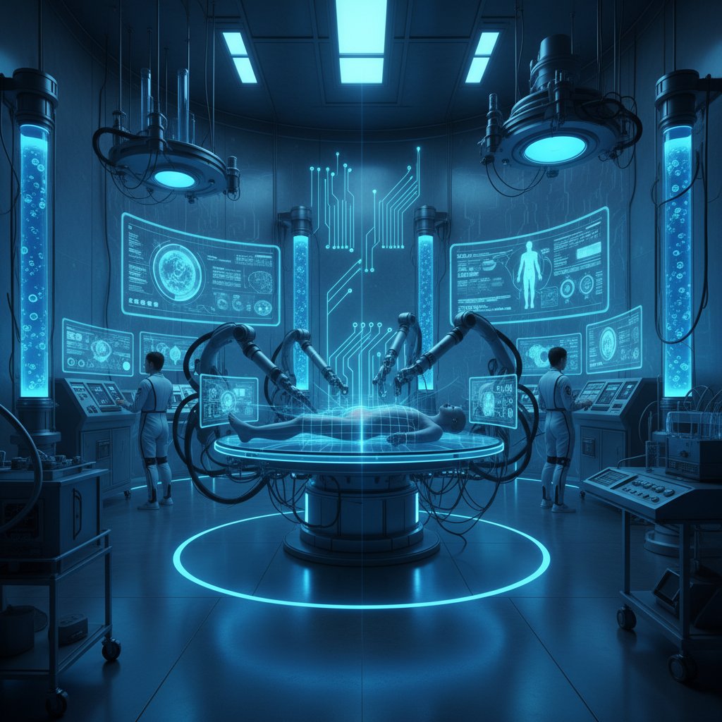 Nowoczesne laboratorium z zaawansowanymi urządzeniami diagnostycznymi