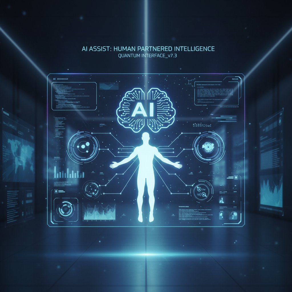 Futurystyczny interfejs z sylwetką człowieka – symbol wsparcia przez AI w technikach radzenia sobie z paniką