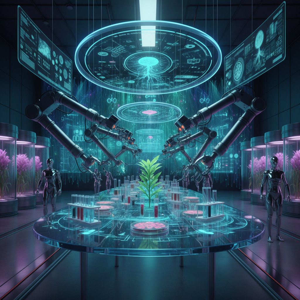 Laboratorium przyszłości – AI analizująca próbki roślin