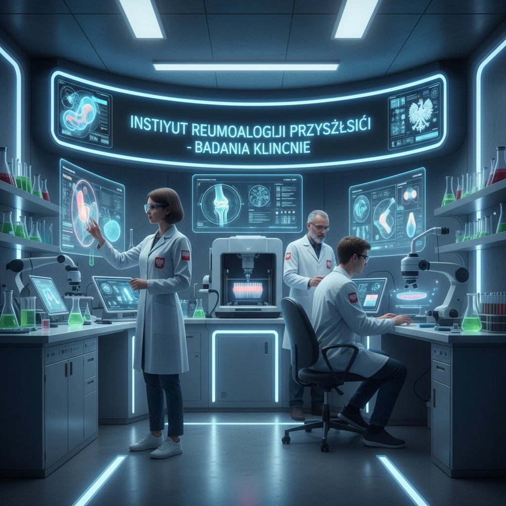 Futurystyczne laboratorium z polskimi naukowcami prowadzącymi badania