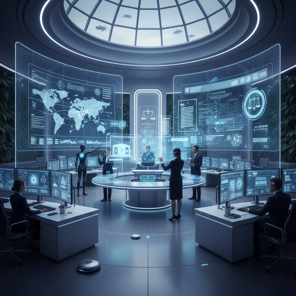 Przyszłościowe biuro komornika z technologią AI