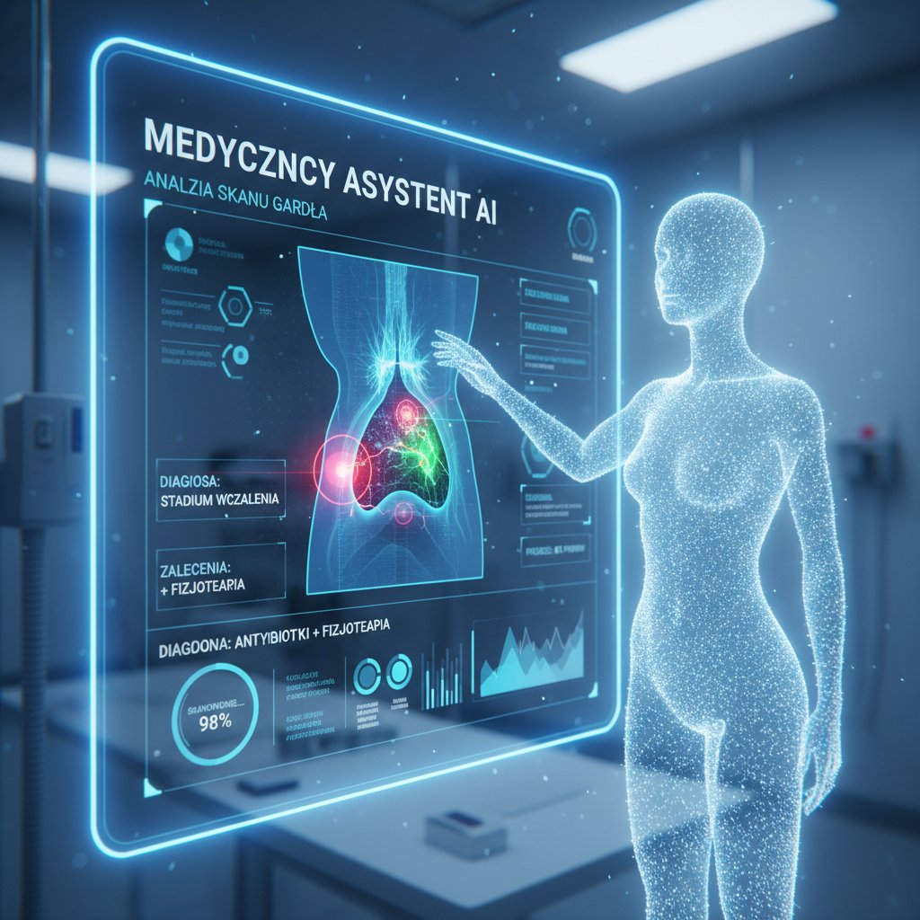 Sztuczna inteligencja analizująca objawy chrypki