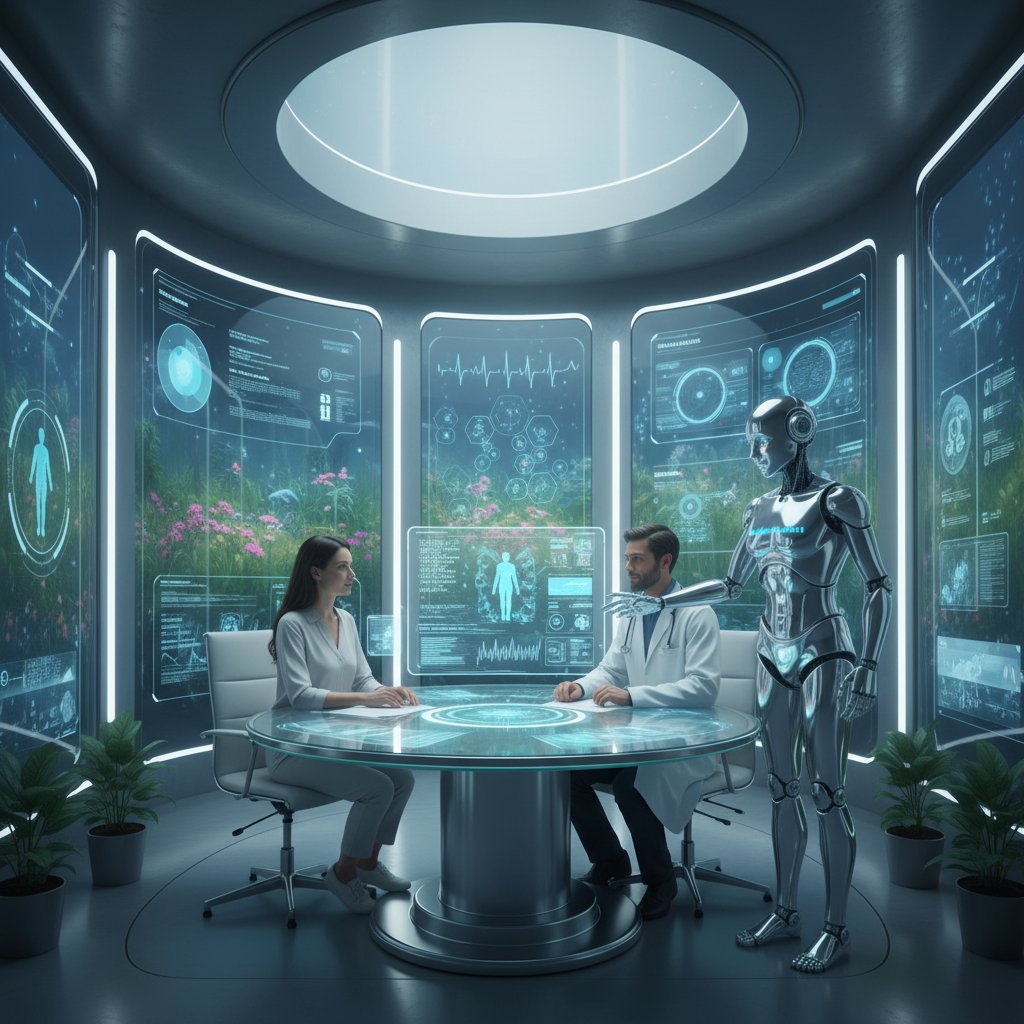 Przyszłość – cyfrowa konsultacja zdrowotna z AI wspierającym emocjonalnie