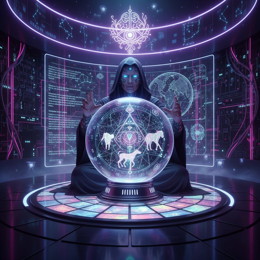 AI wróżka z cyfrową kulą – nowa era rozwoju osobistego