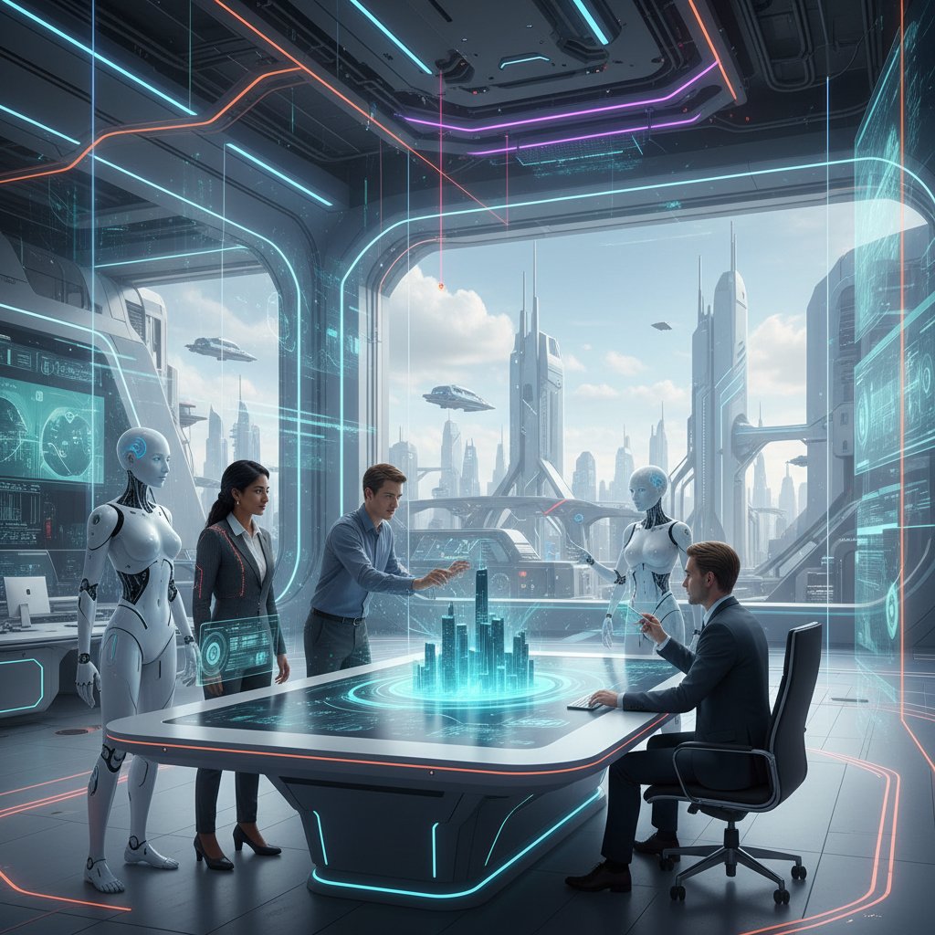 Future of assistant representatives in enterprise, where human and AI team members are indistinguishable