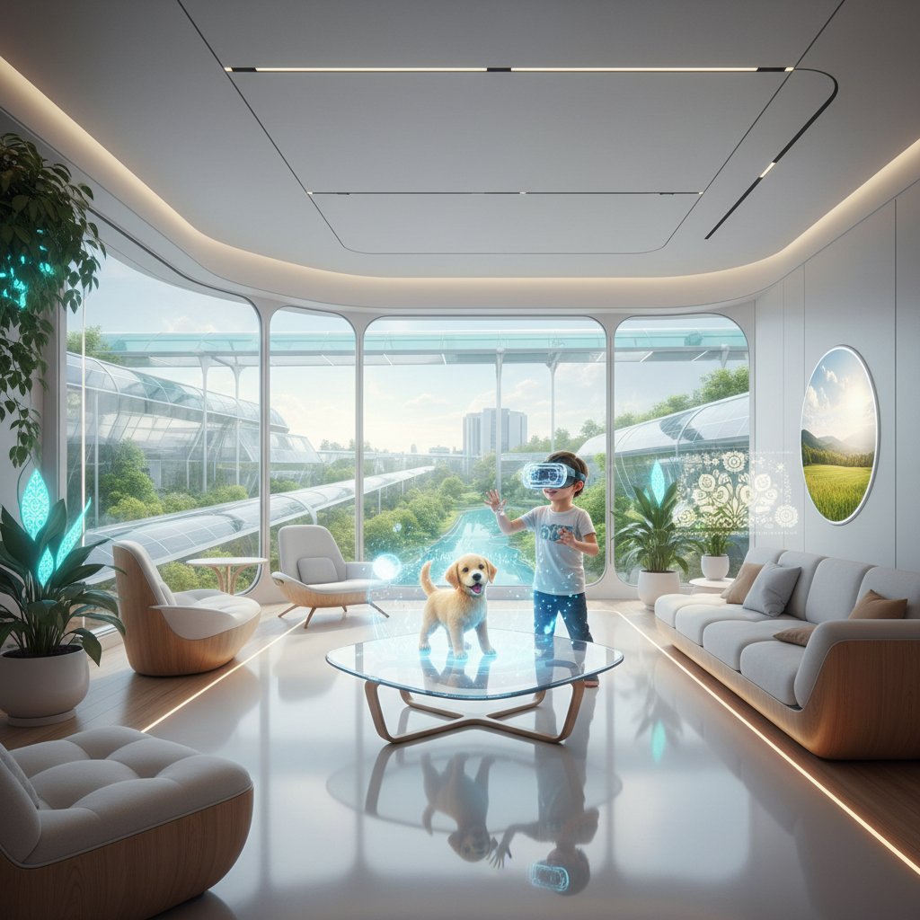 Przyszłość symulatorów – holograficzny pies w domu