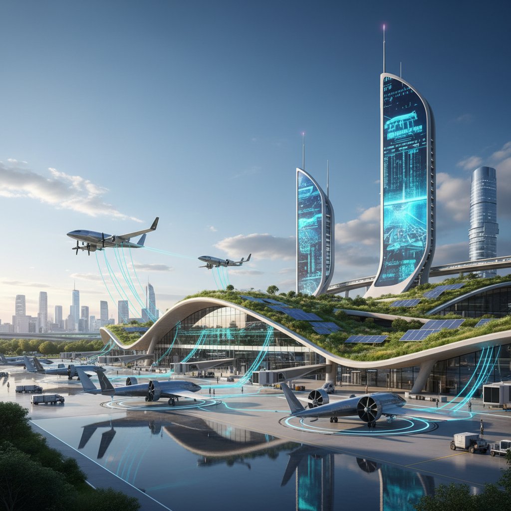 Wizja ekologicznego, nowoczesnego lotniska Poznań