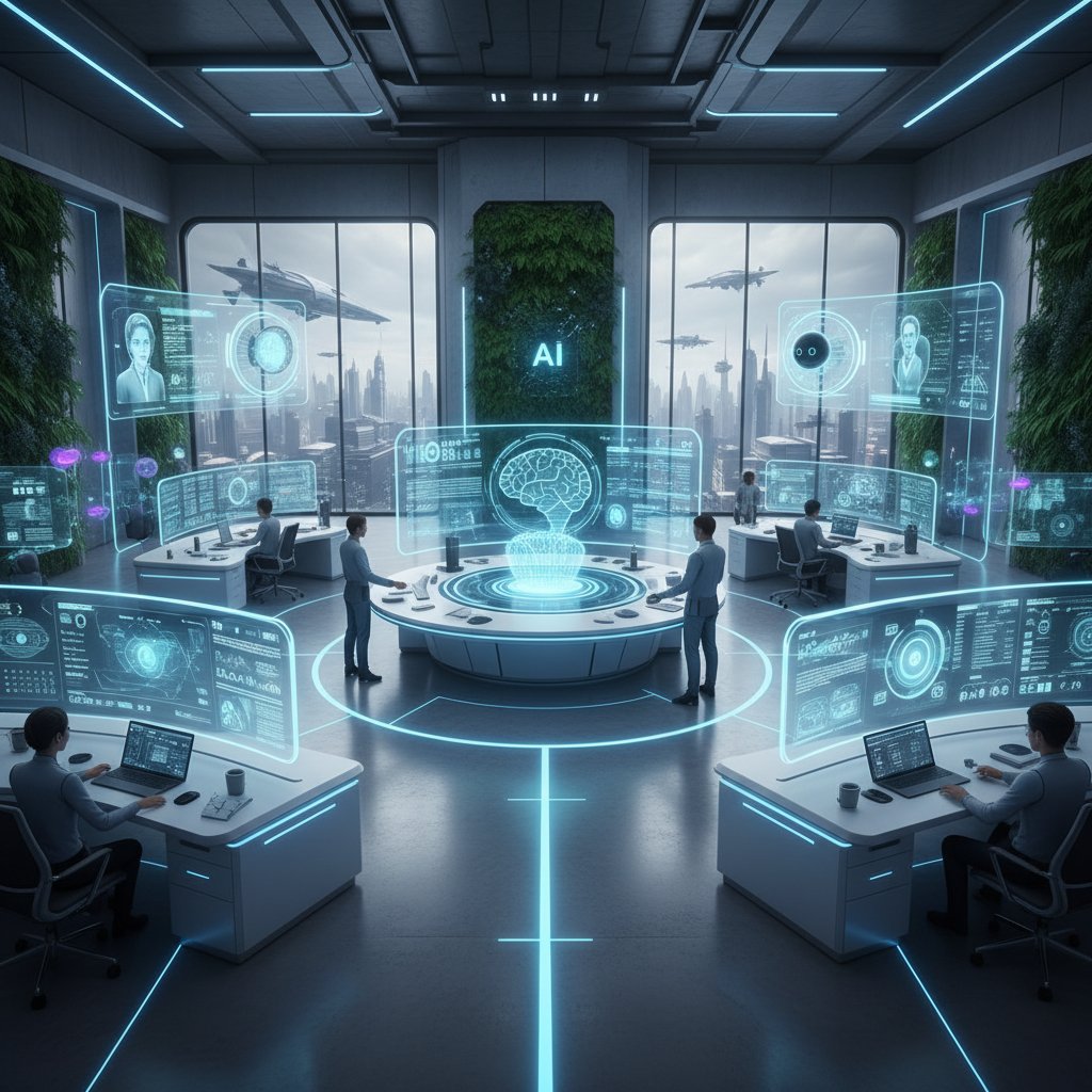 Nowoczesne centrum wsparcia technicznego przyszłości z AI