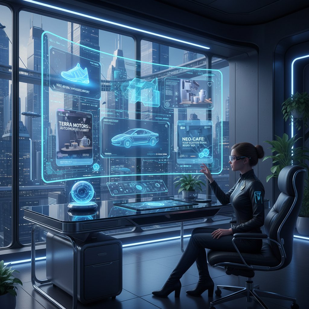 Przyszłość projektowania reklam — hologramy i personalizacja AI