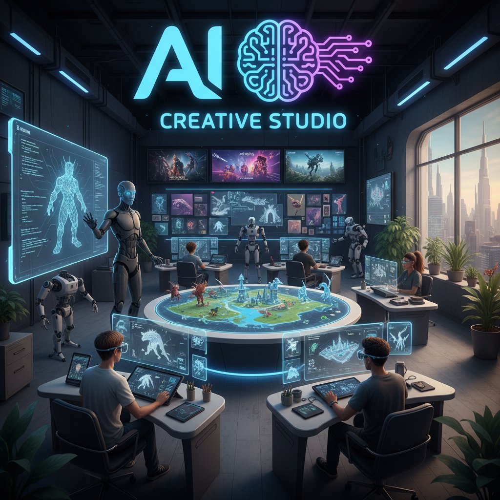 Twórca gier generujący assety z pomocą AI