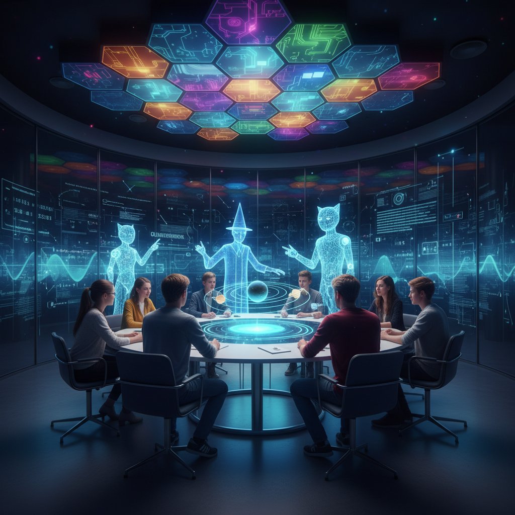 Virtuelle und hybride Lernwelten der Zukunft für die Realschule.