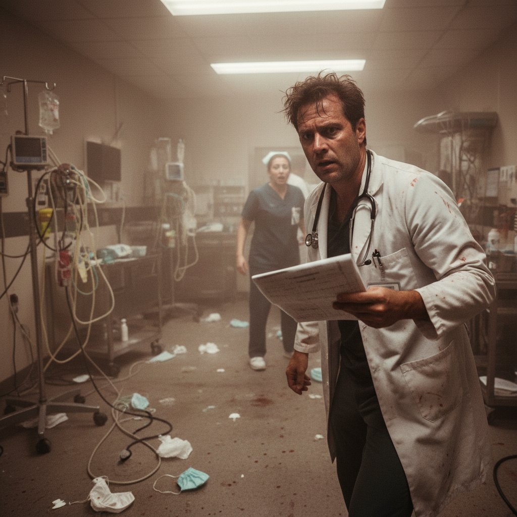 Typowa atmosfera na SOR podczas diagnozowania zatorowości płucnej.