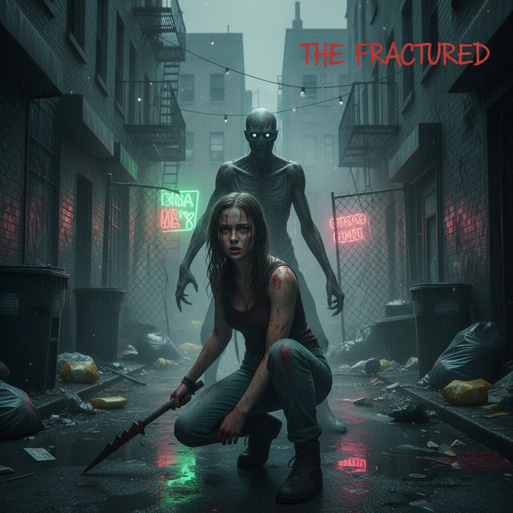 Gritty photo from an indie film, showing characters in a scene that fuses drama and horror genres, symbolizing indie genre mixing in cinema