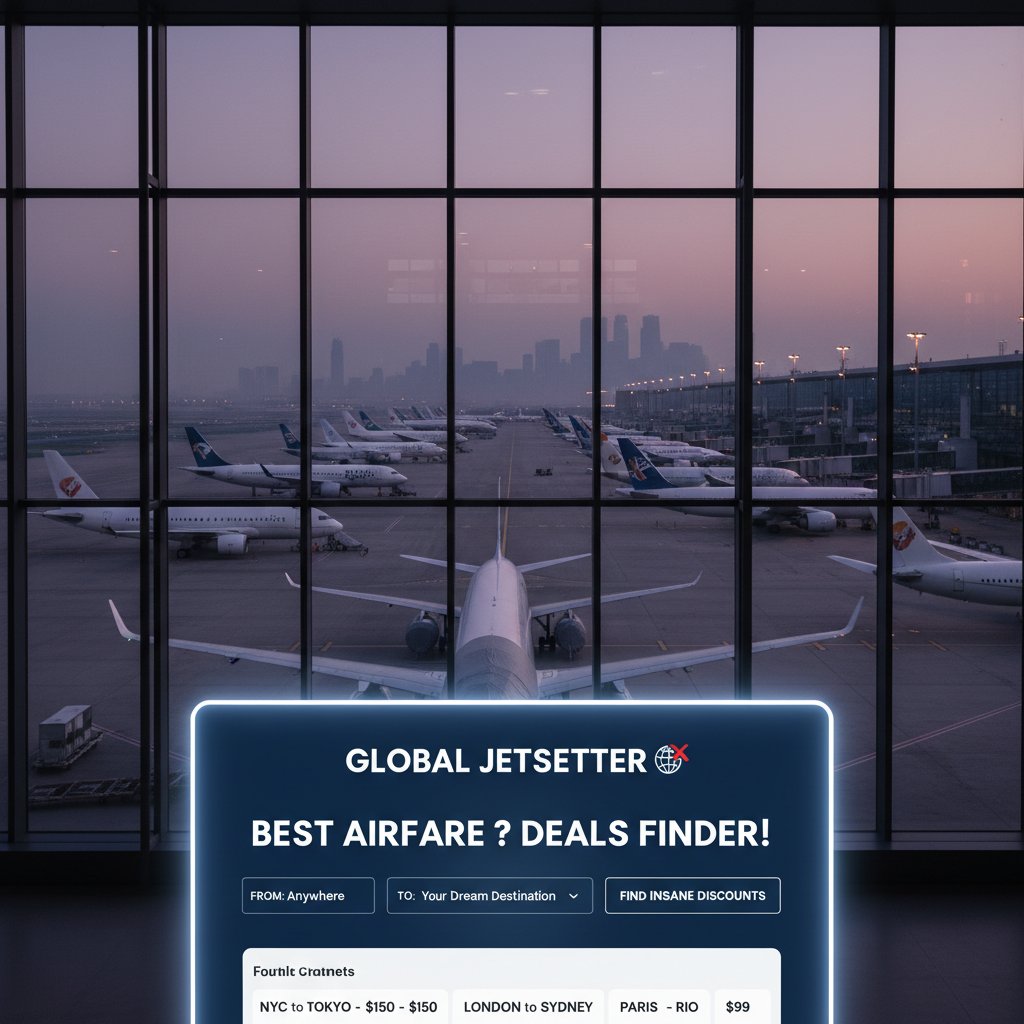 Grounded planes and empty terminals during global crisis, best airfare deals finder news reportage