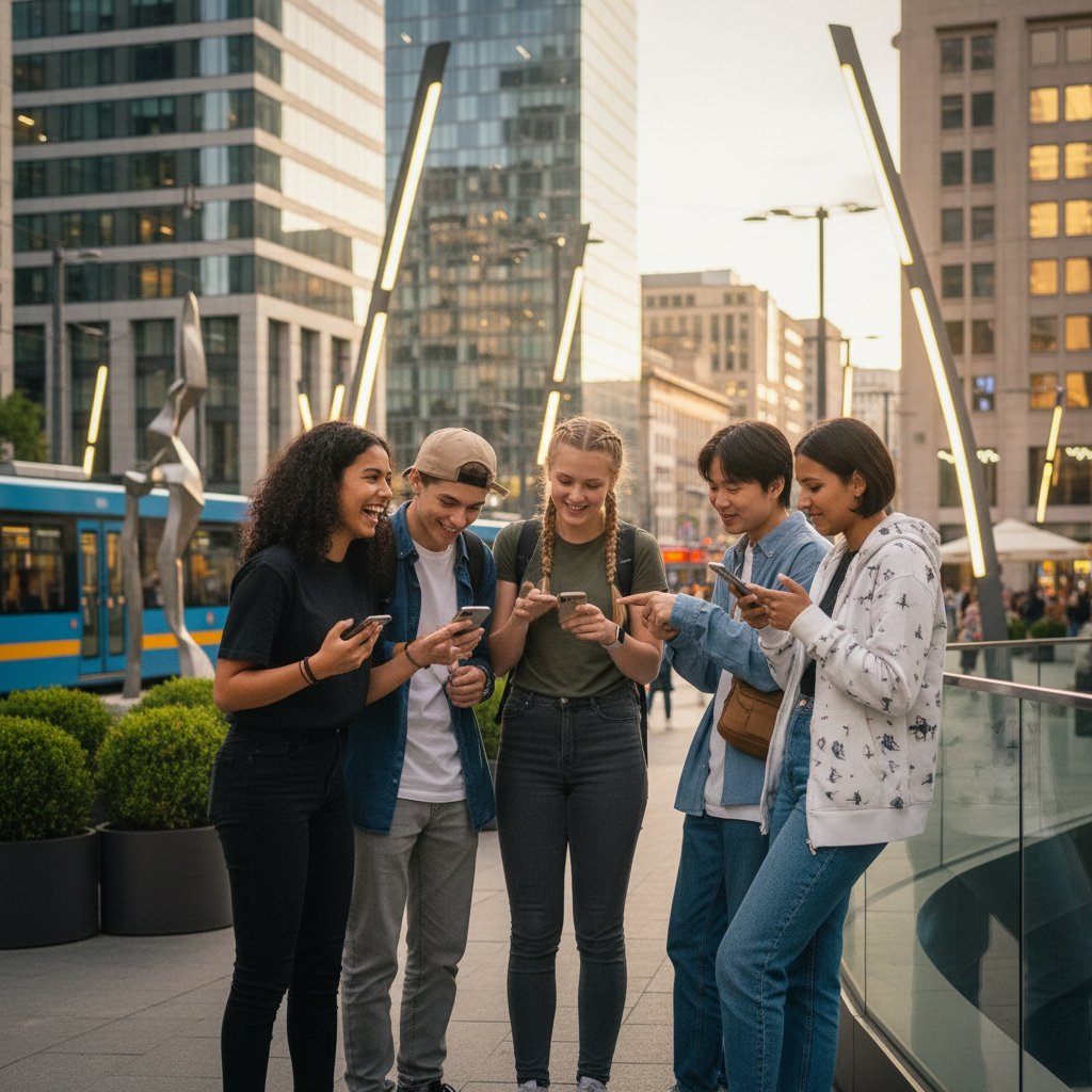 Młodzi Polacy tworzący nowe normy przyjaźni w sieci