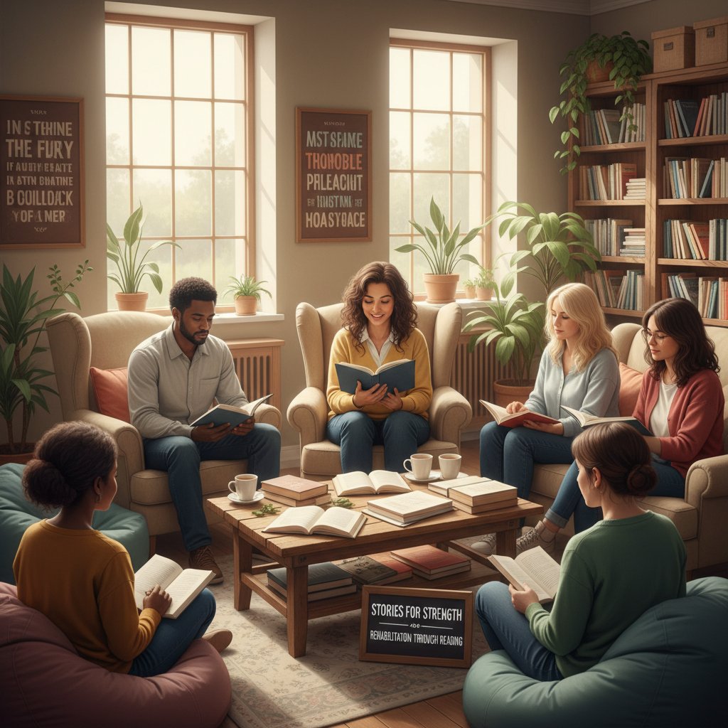 Spotkanie biblioterapeutyczne – czytanie grupowe w instytucji społecznej