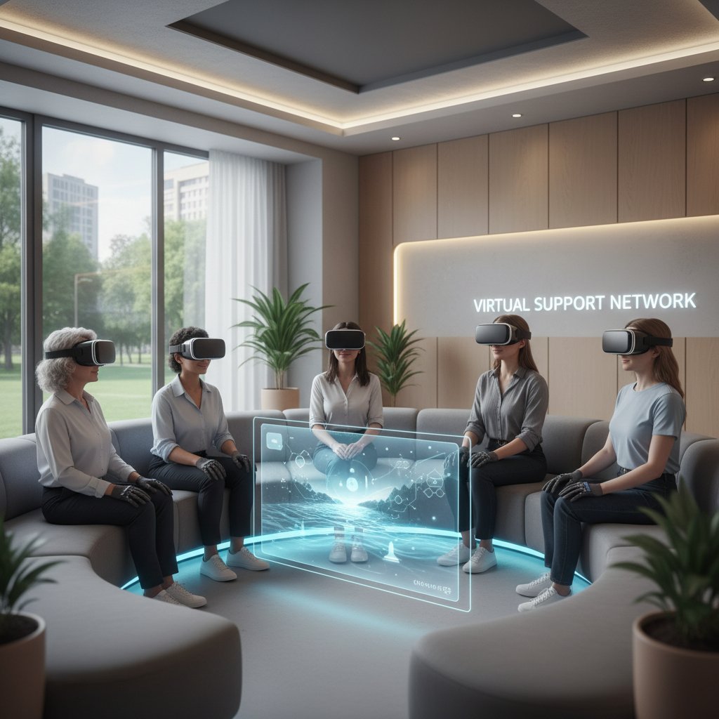 Terapia grupowa w nowoczesnym ośrodku — wsparcie i technologia