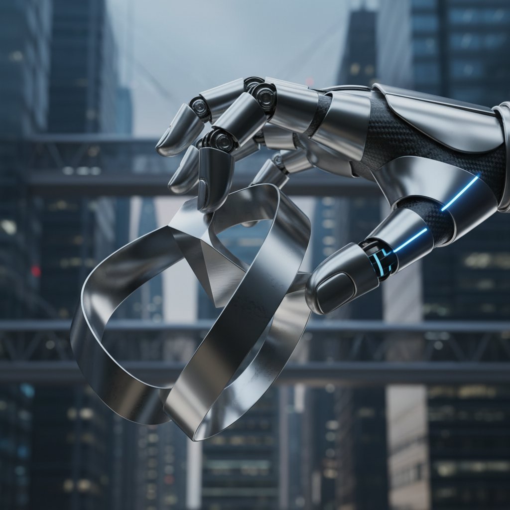 Zdjęcie dłoni osoby trzymającej fragment metalu – symbolizujące współczesną pica